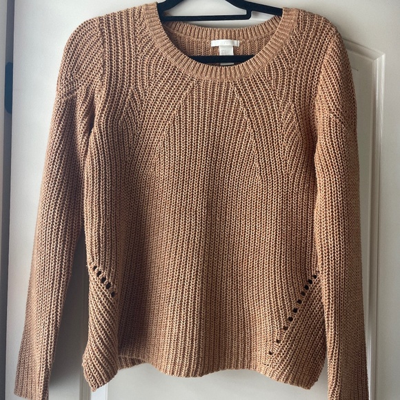 H&M Knit Camel Color Sweater - Picture 1 of 4
